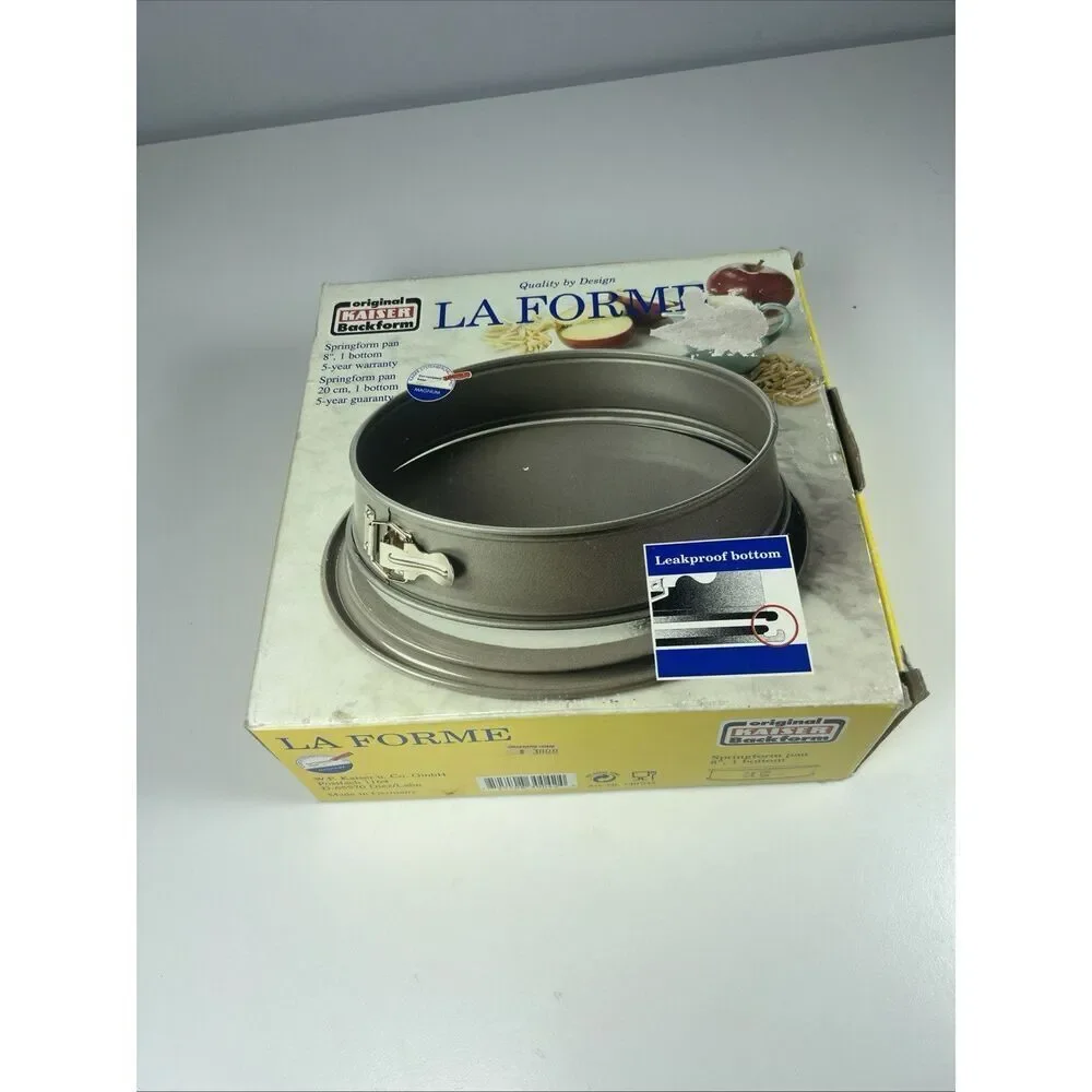 La Forme Nonstick Springform Round 8” 1 Bottom Pan Box Germany